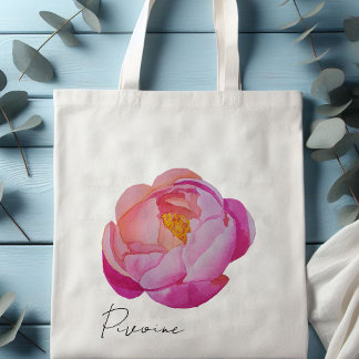 Watercolor pink swivel bag