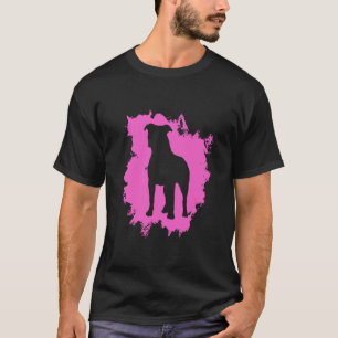 Watercolor Pitbull Cute Pitbull Art T-Shirt