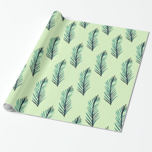 Watercolor Plant pattern  Wrapping Paper
