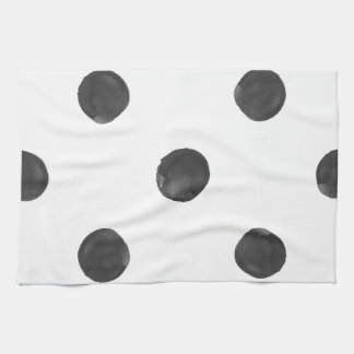 Watercolor Polka Dot Kitchen Towels