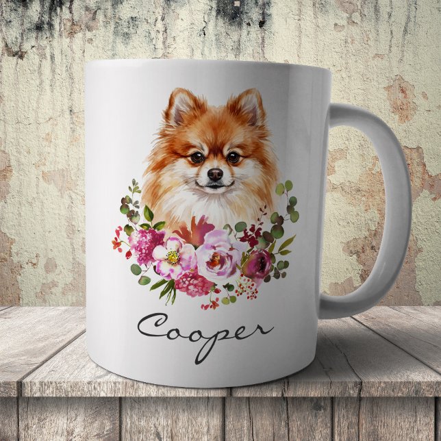 Watercolor Pomeranian Coffee Mug (Creator Uploaded)