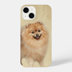 Watercolor Pomeranian Dog Pet Animal iPhone  iPhone 14 Case