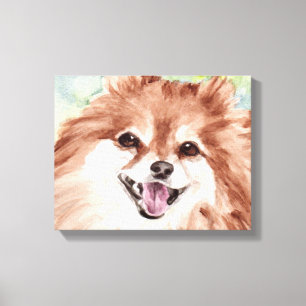 Watercolor Pomeranian Print