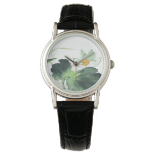 Watercolor Pond Lotus Peace Watch