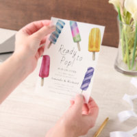 Watercolor Popsicle Baby Shower
