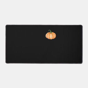 Watercolor Pumpkin – Autumn and Halloween Design O Desk Mat