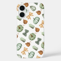 Watercolor Pumpkin Autumn Gift Wrap
