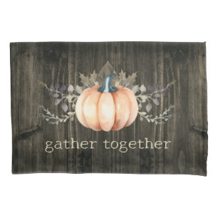 Watercolor Pumpkin Pillowcase