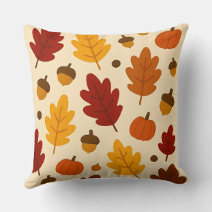 watercolor Pumpkin Style Pillow Cover