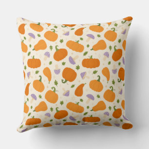watercolor Pumpkin Style Pillow Cover