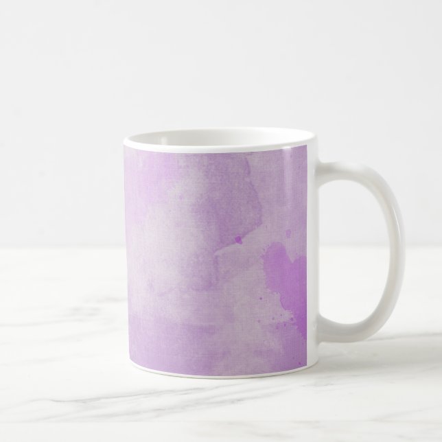 Watercolor Purple Coffee Mug (Right)