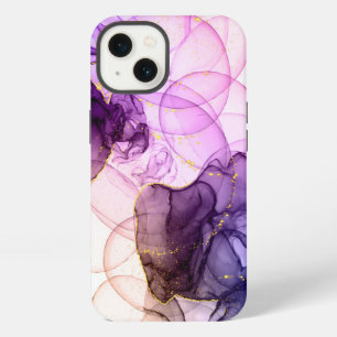 Watercolor Purple Glitter iPhone / iPad case
