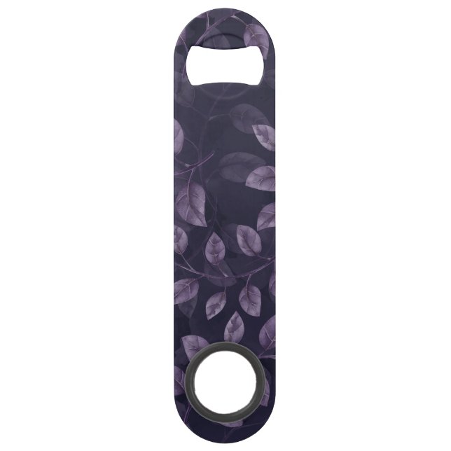 Watercolor Purple Leaves Pattern (Front)