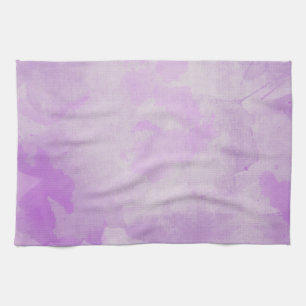 Watercolor Purple Tea Towel