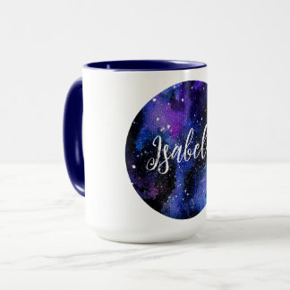 Watercolor Purple Universe Mug