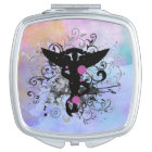 Watercolor {purples} Chiropractic Compact Mirror