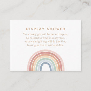 Watercolor Rainbow Baby Display Shower Enclosure C