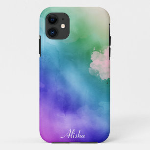 Watercolor Rainbow colour Name Case-Mate iPhone Case