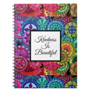 Watercolor Rainbow Colours Mandala Notebook