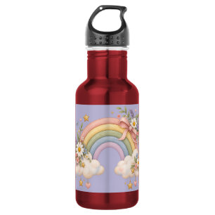 Watercolor Rainbow Gift – Charming Cloud 532 Ml Water Bottle