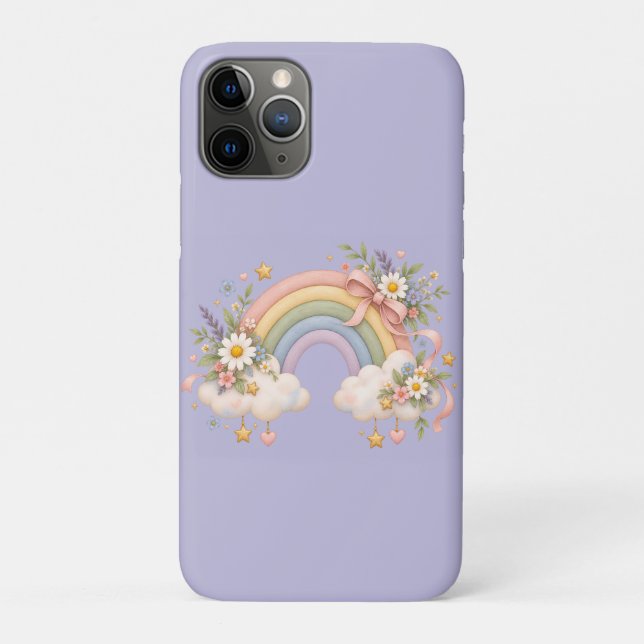 Watercolor Rainbow Gift – Charming Cloud Case-Mate iPhone Case (Back)