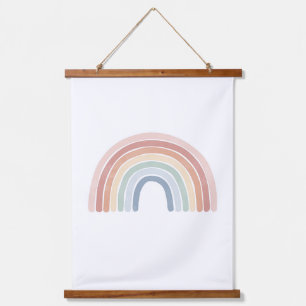 Watercolor Rainbow Nursery Hanging Tapestry