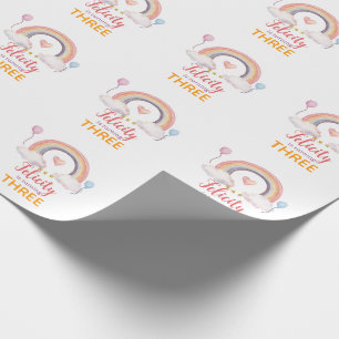 Watercolor Rainbow Party Wrapping Paper