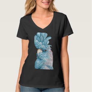 Watercolor Red Tailed Black Cockatoo Painting Par T-Shirt