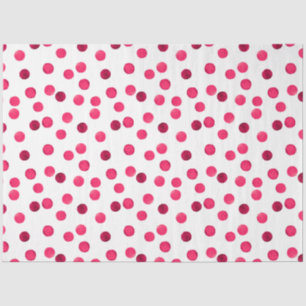 Watercolor red watercolor polka dot pattern tissue paper