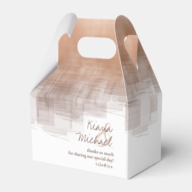 Watercolor Reflections Thank You Clay V2 ID774 Favour Box (Front Side)