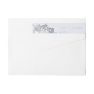 Watercolor Romance Wrap Around Label