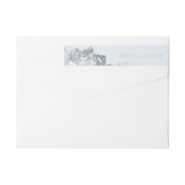 Watercolor Romance Wrap Around Label (Back)