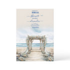 Watercolor Romantic Summer Ocean Bridal