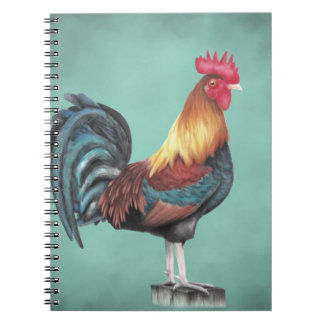 Watercolor Rooster Notebook