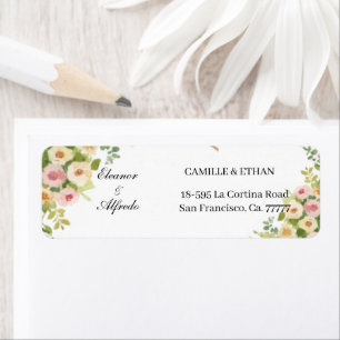 Watercolor Rose Wedding