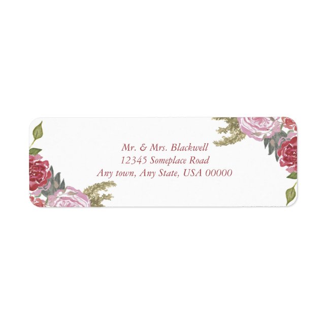 Watercolor Roses (Front)