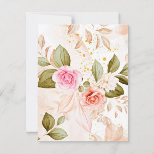 Watercolor Roses 1 Card