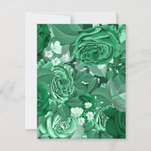 Watercolor Roses 36 Card