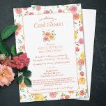 Watercolor Roses 80th Birthday Card Shower<br><div class="desc">Celebrate your loved one's 80th birthday in style with these beautiful watercolor rose card shower invitations. Our elegant floral art design is perfect for inviting family and friends to join in the celebration by sending cards on their special day. With our customisable templates, it's easy to personalise each invitation with...</div>