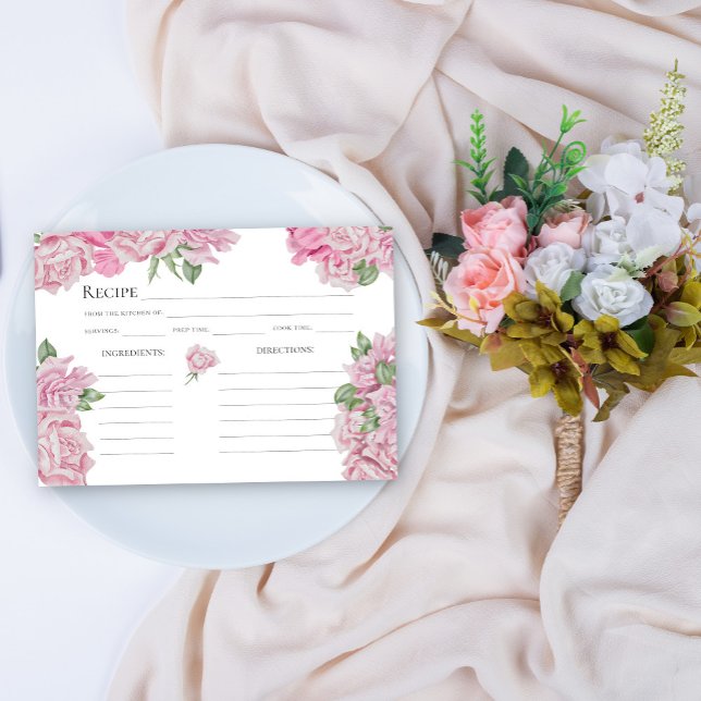 Watercolor roses - bridal shower recipe (Creator Uploaded)