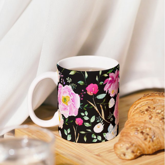Watercolor Roses Coffee Mug (Creator Uploaded)