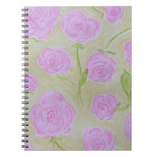 Watercolor Roses Notebook