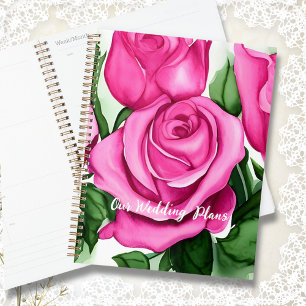 Watercolor Roses Wedding Planner