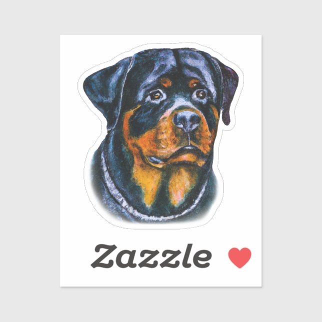 Watercolor Rottweiler  (Sheet)