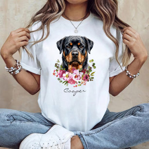 Watercolor Rottweiler T-Shirt