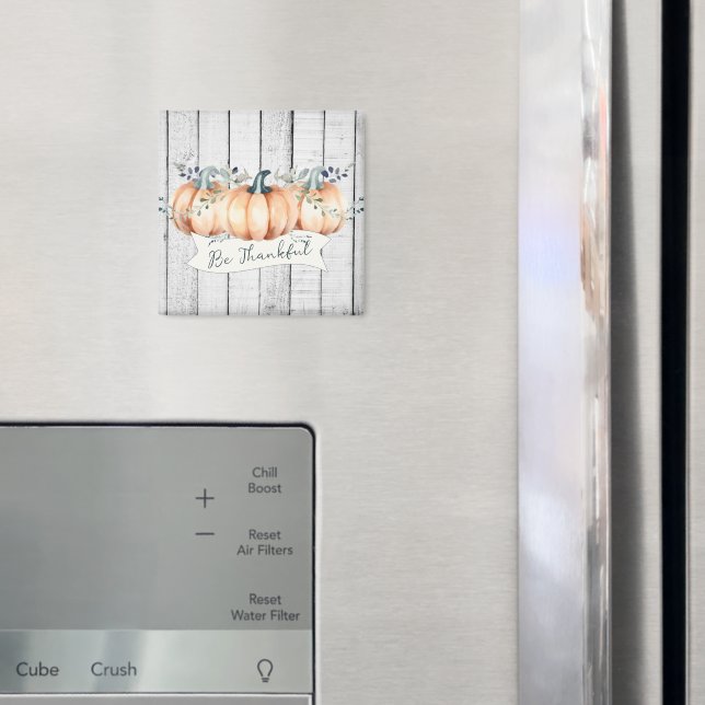 Watercolor Rustic Pumpkins Magnet (In Situ (Fridge))