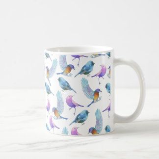 Watercolor Safari: Birds (Customise BG Colour!) Coffee Mug