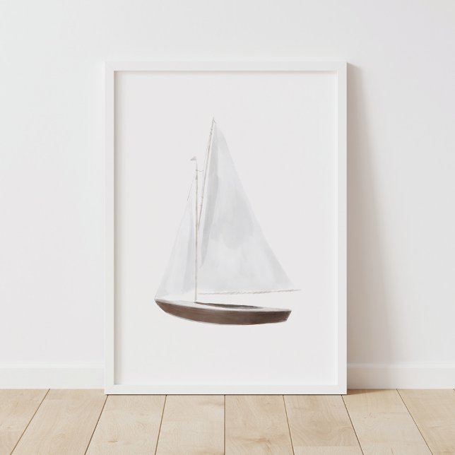 Watercolor Sailboat Nursery Decor (Creator Uploaded)