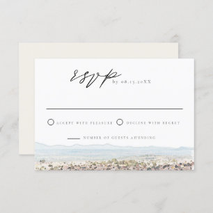 Watercolor San Miguel Mexico RSVP Card