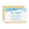 Watercolor Sand and Sea Wedding Reception Insert
